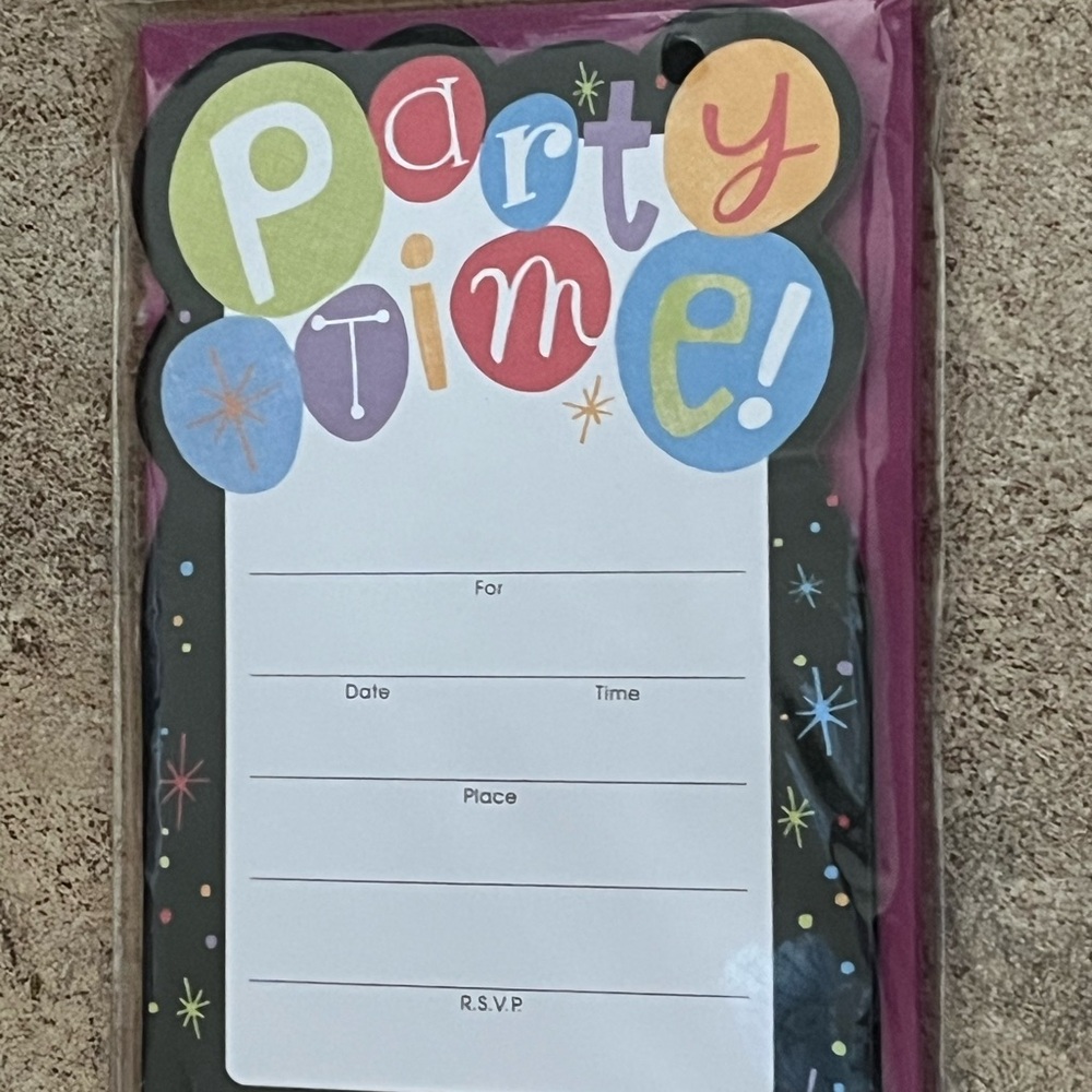 Colorful Party Invitations by American Greetings